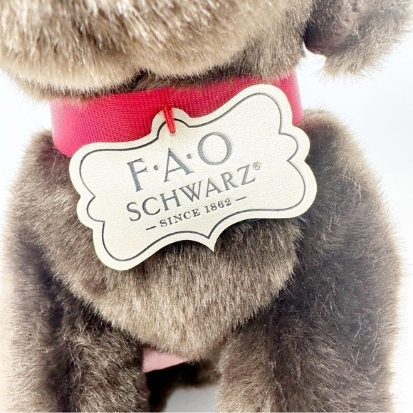 FAO Schwarz Chocolate Lab Puppy Dog Plush - Picture 2 of 6